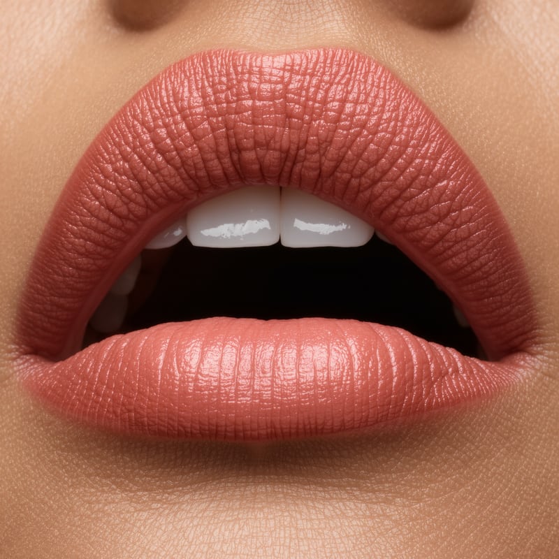 Labios naturales, hidratados y definidos con acabado Soft Kiss: contorno sutil, volumen discreto y brillo saludable